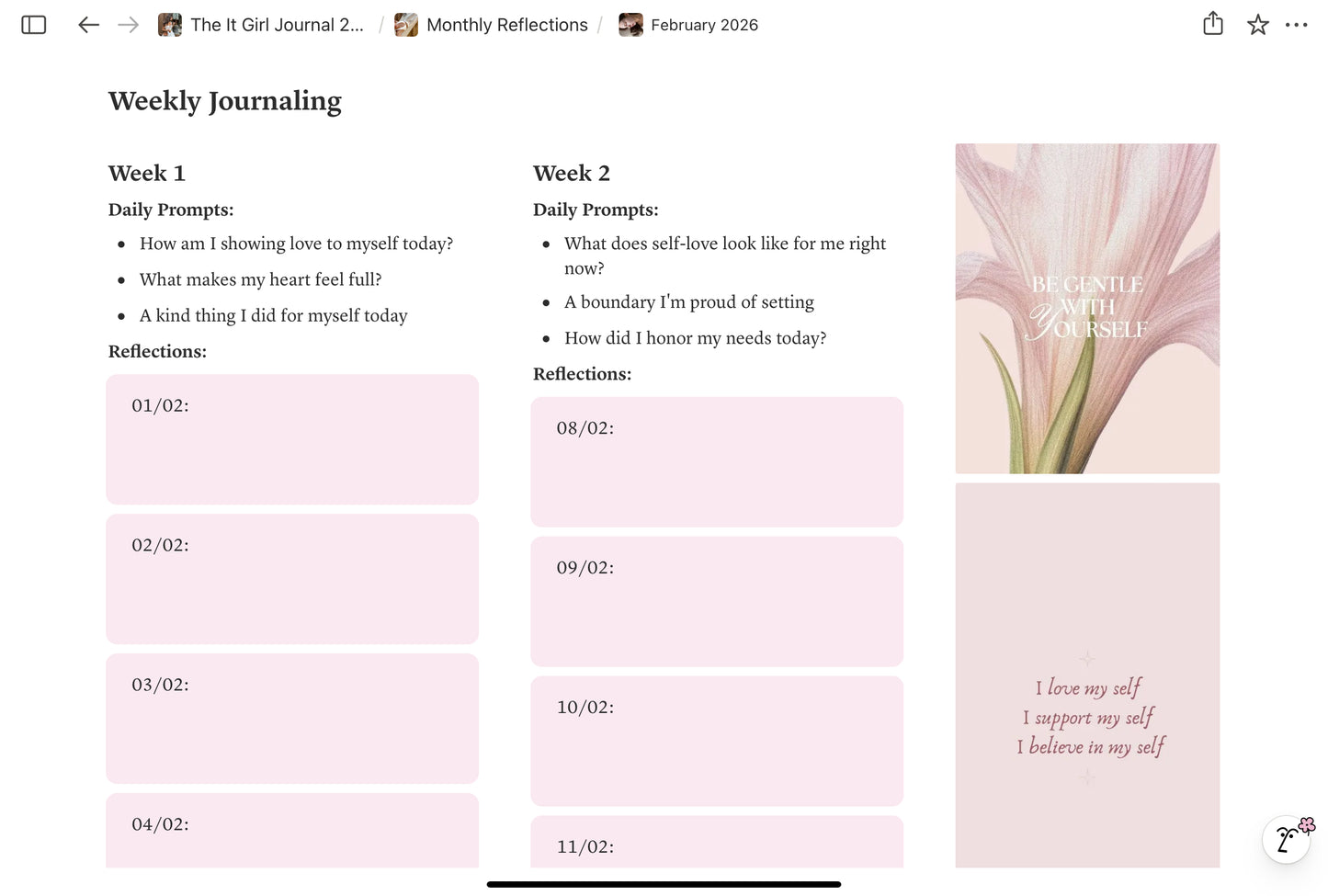 The It Girl Journal 2026