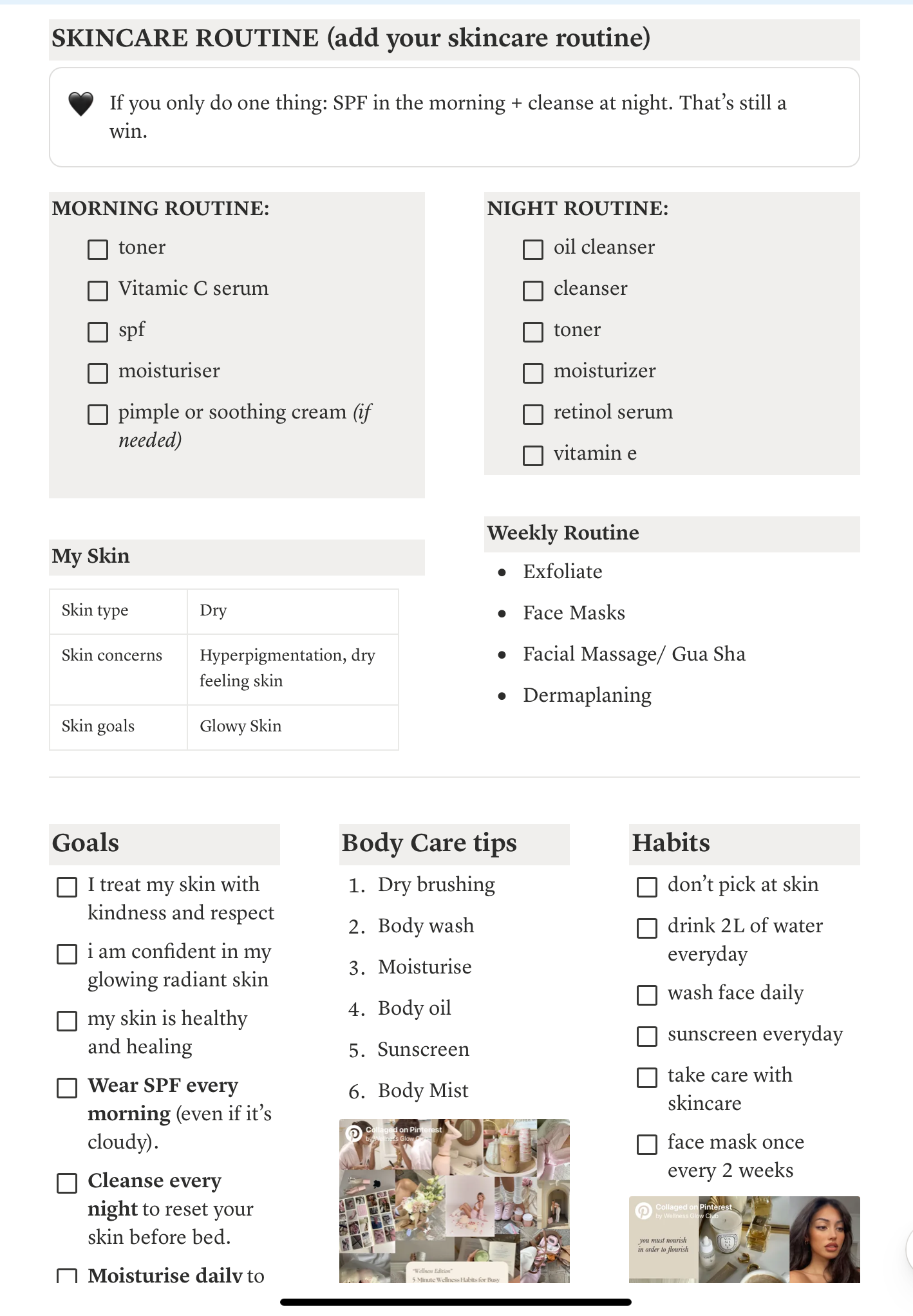 Soft Girl Life Planner