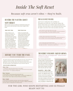 Becoming Her Reset Guide | Mindset & Wellness Workbook