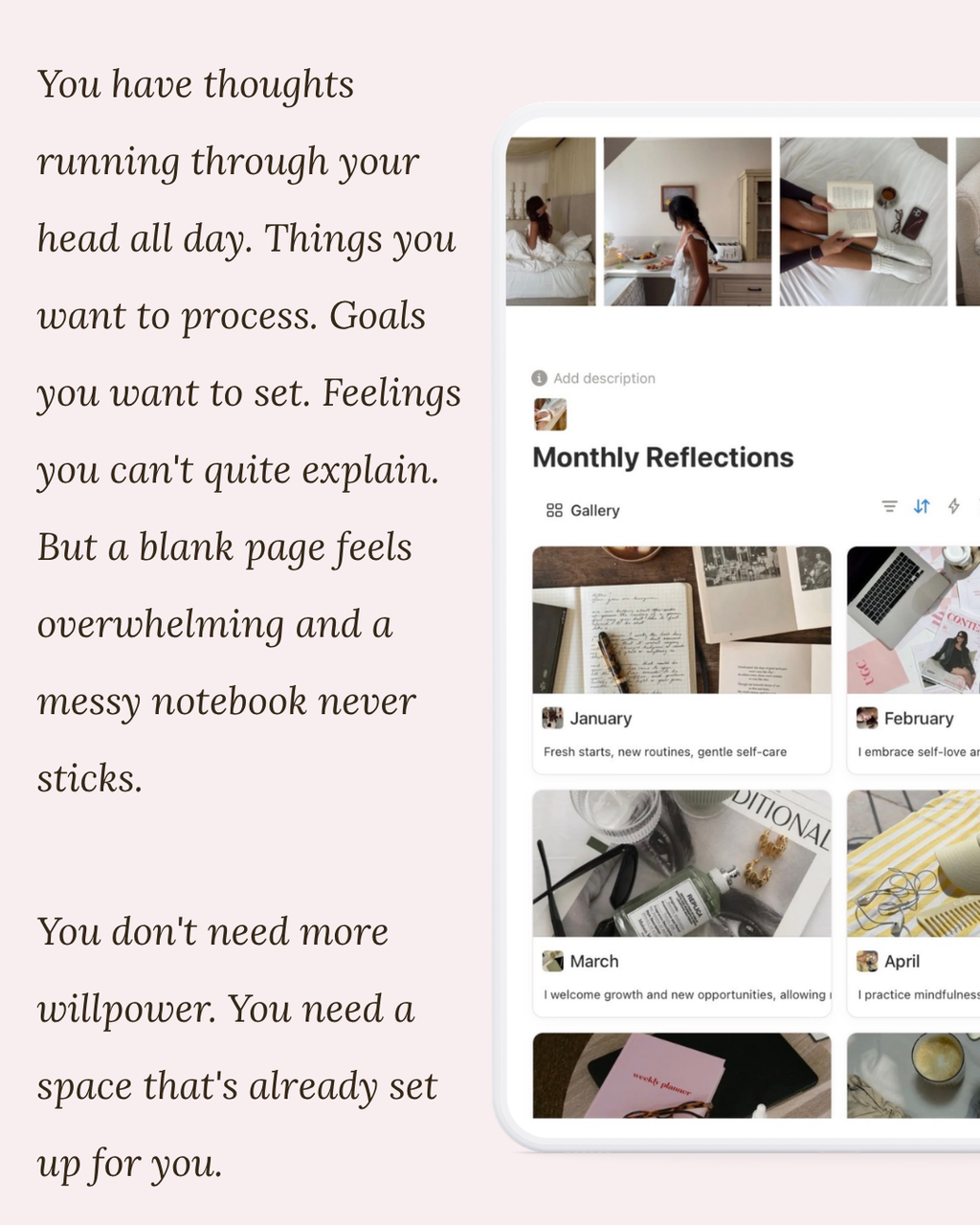 It Girl Journal 2026 | Notion Journal