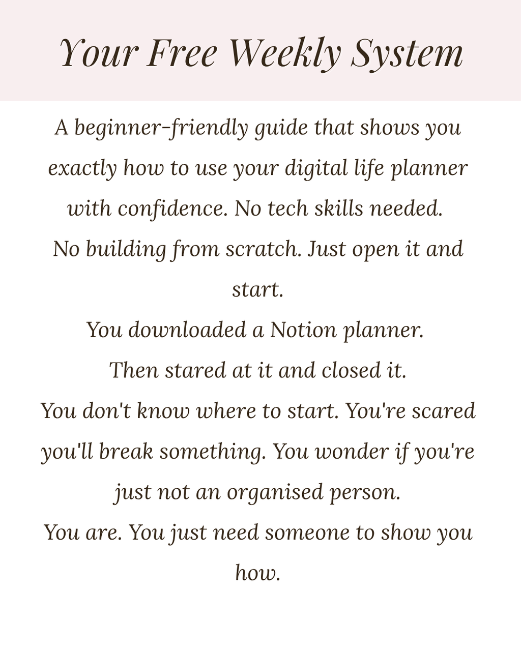 Free Notion Beginner Guide for Digital Planning