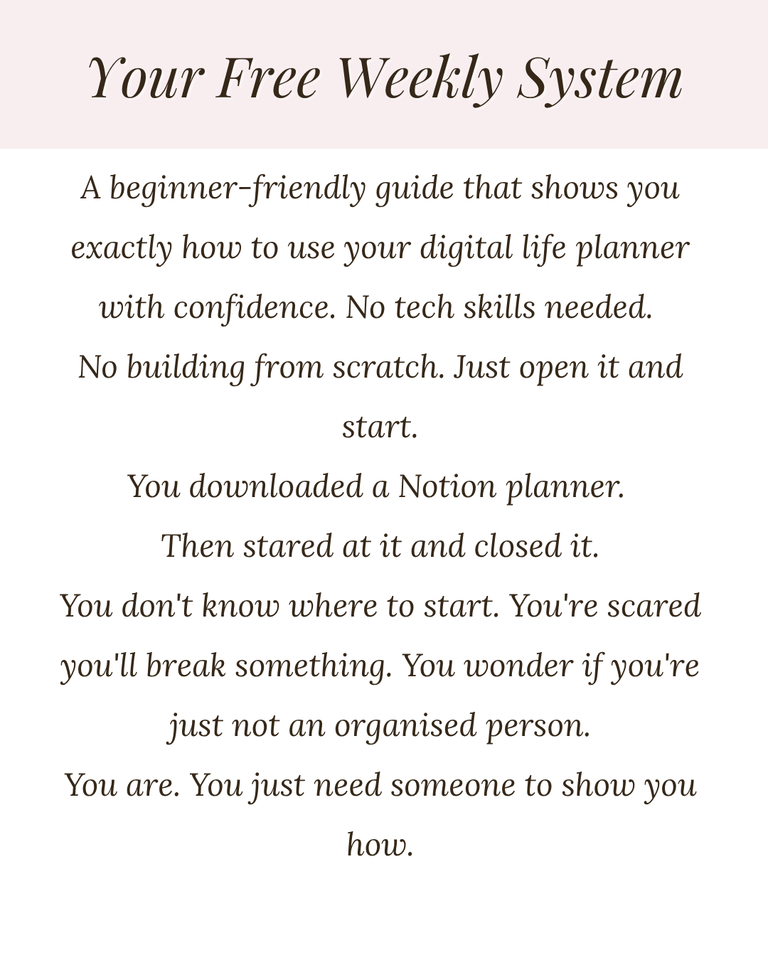 Free Notion Beginner Guide for Digital Planning