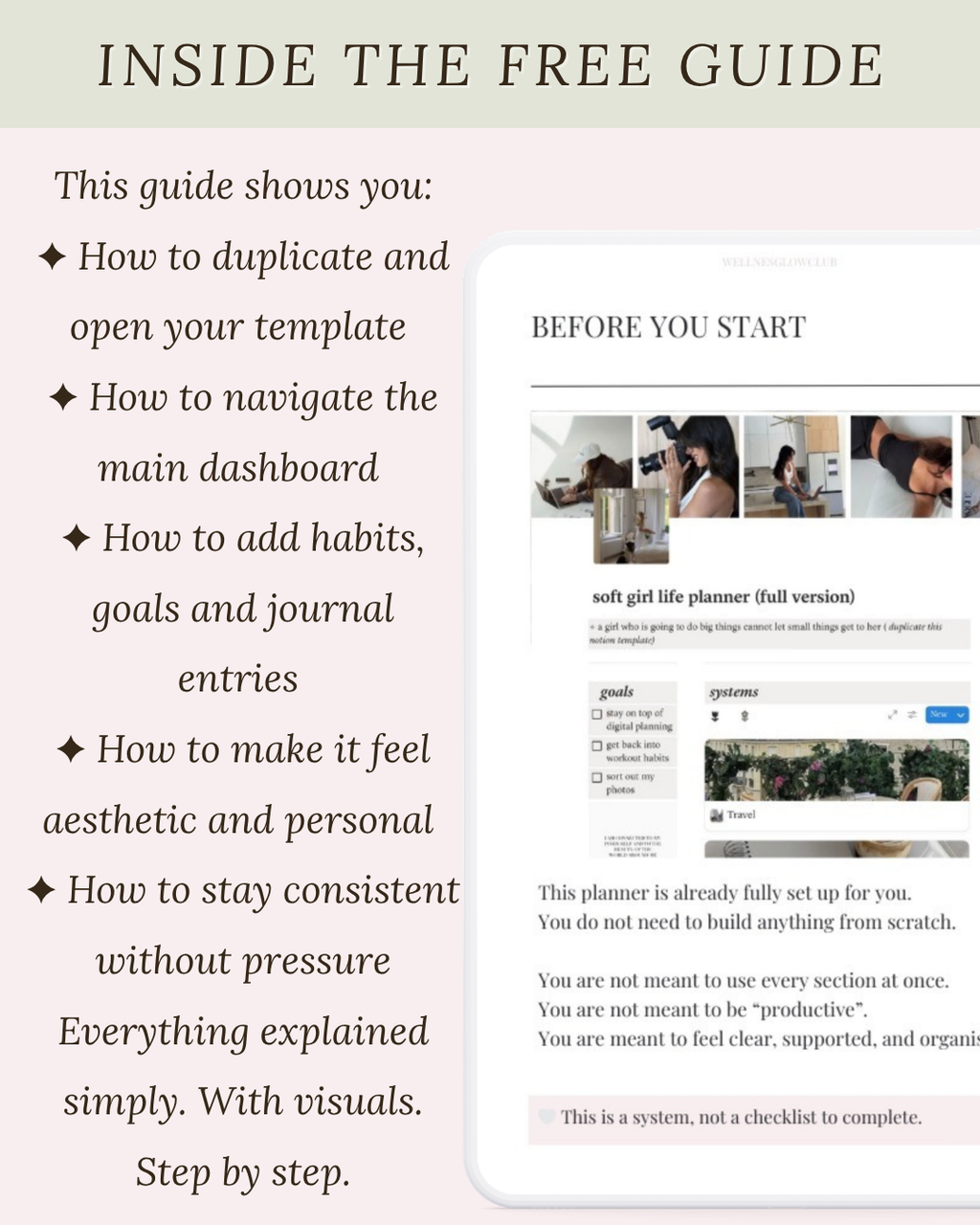 Free Notion Beginner Guide for Digital Planning