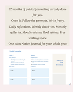 It Girl Journal 2026 | Notion Journal