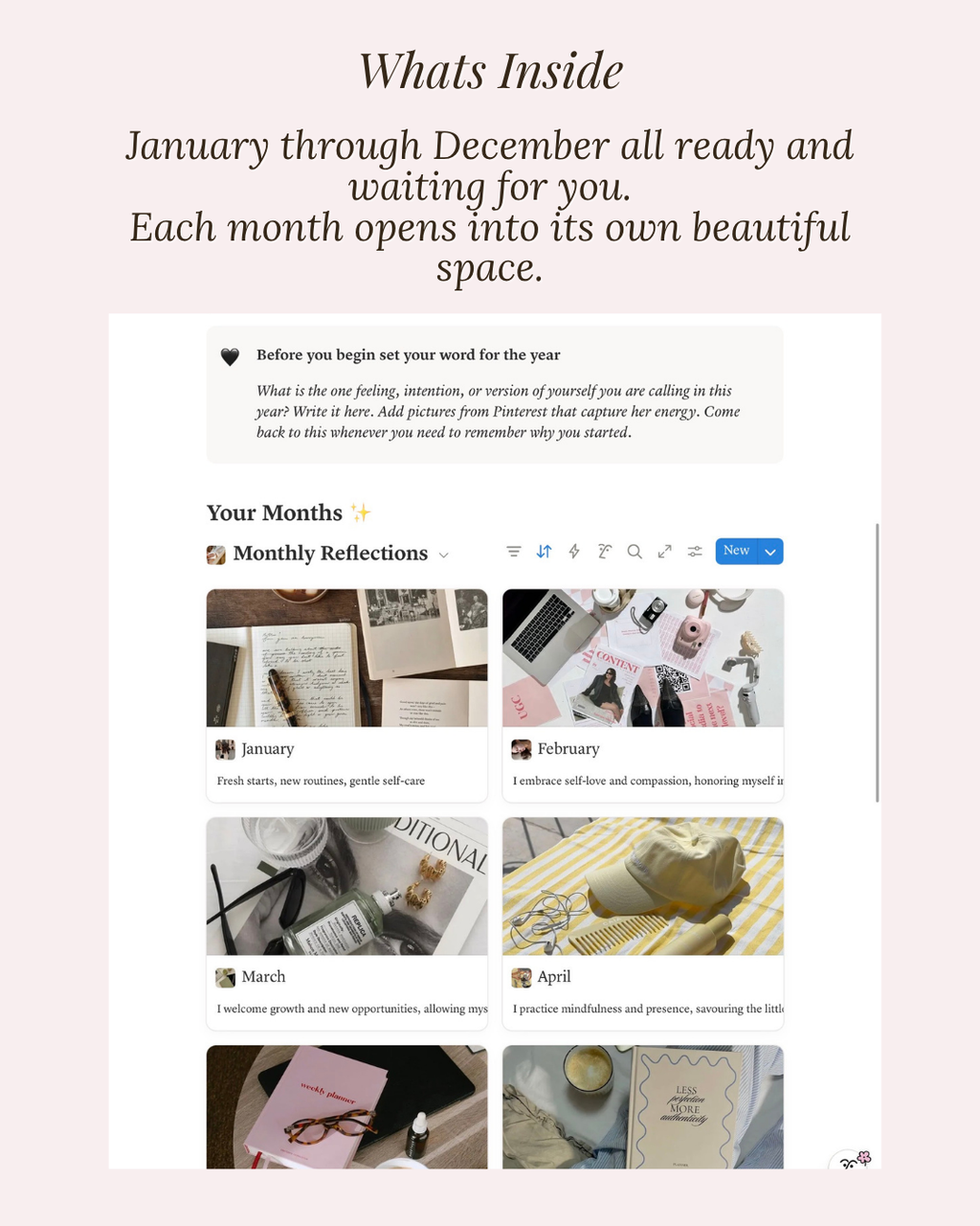 It Girl Journal 2026 | Notion Journal