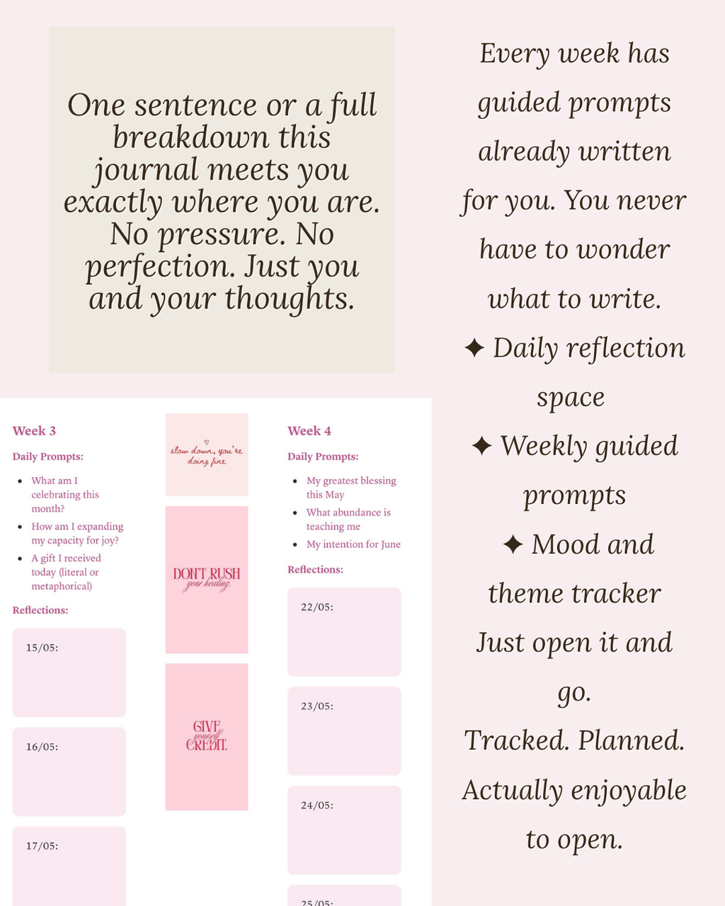 It Girl Journal 2026 | Notion Journal