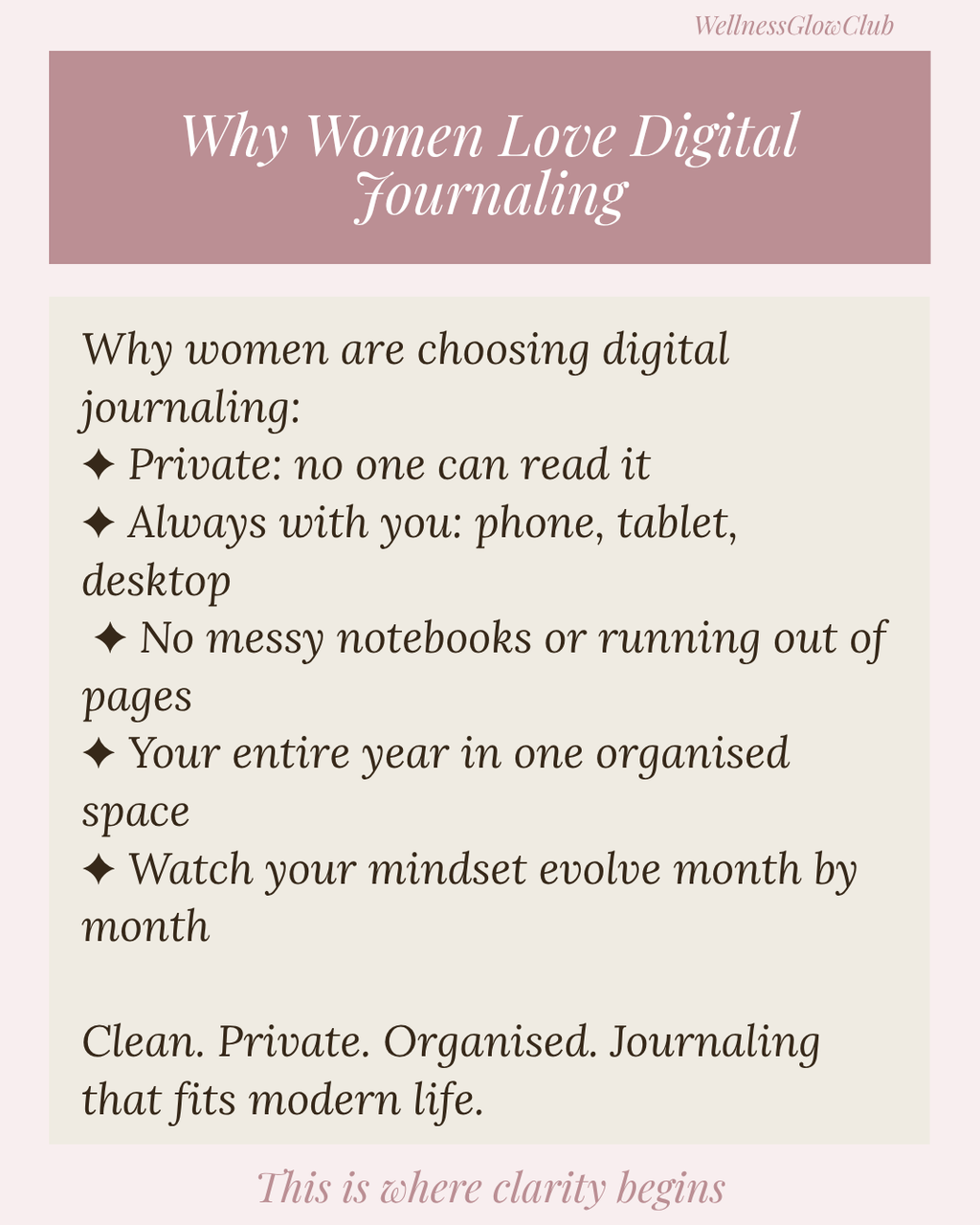 It Girl Journal 2026 | Notion Journal