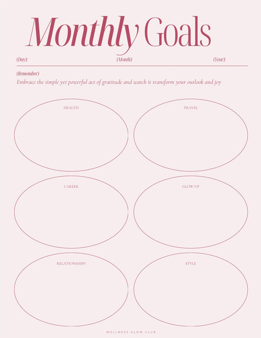 Pink Era: Your Monthly Growth Journal