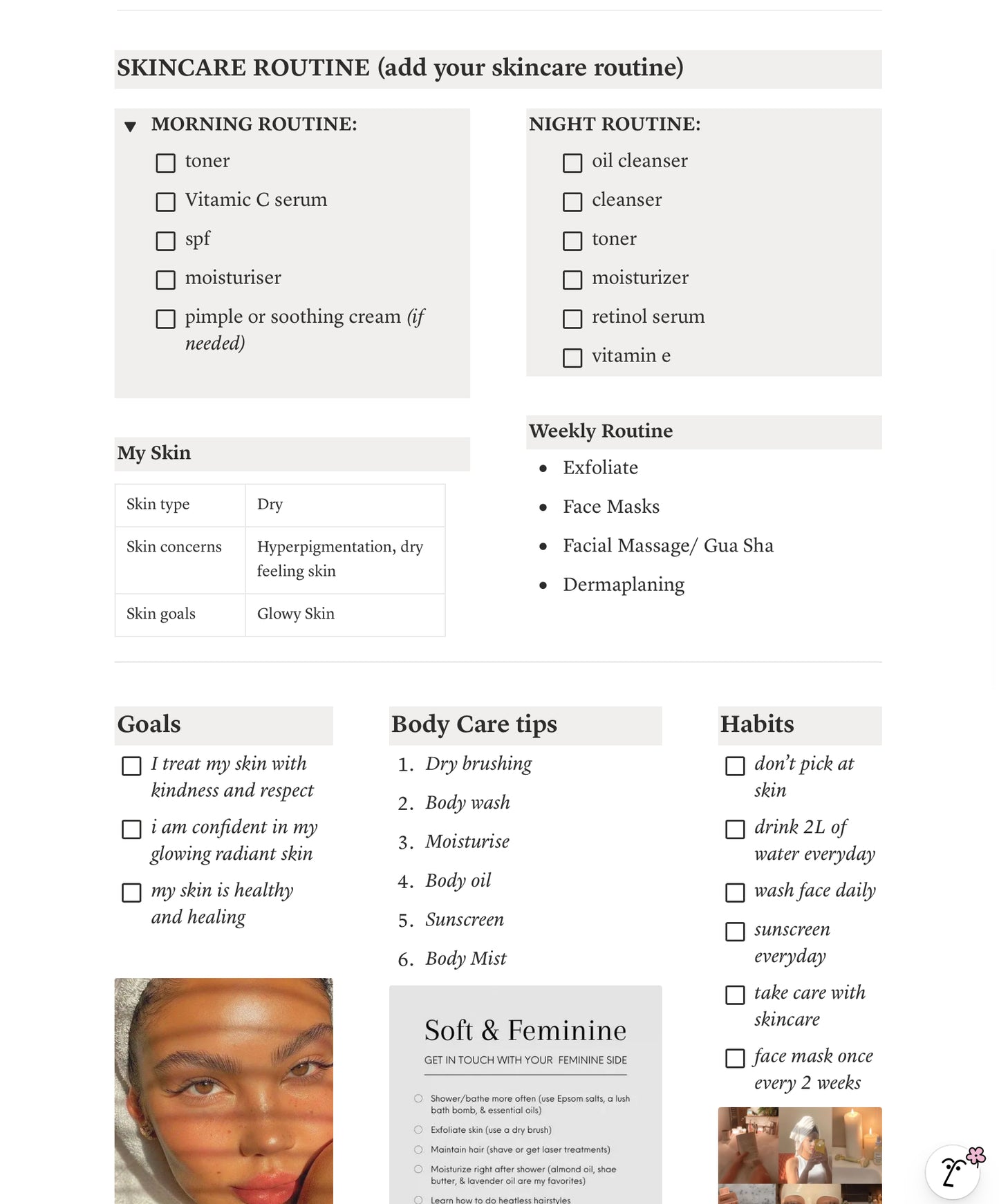 Soft Girl Life Planner