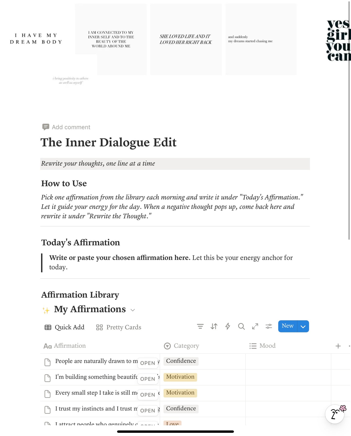 Soft Girl Life Planner