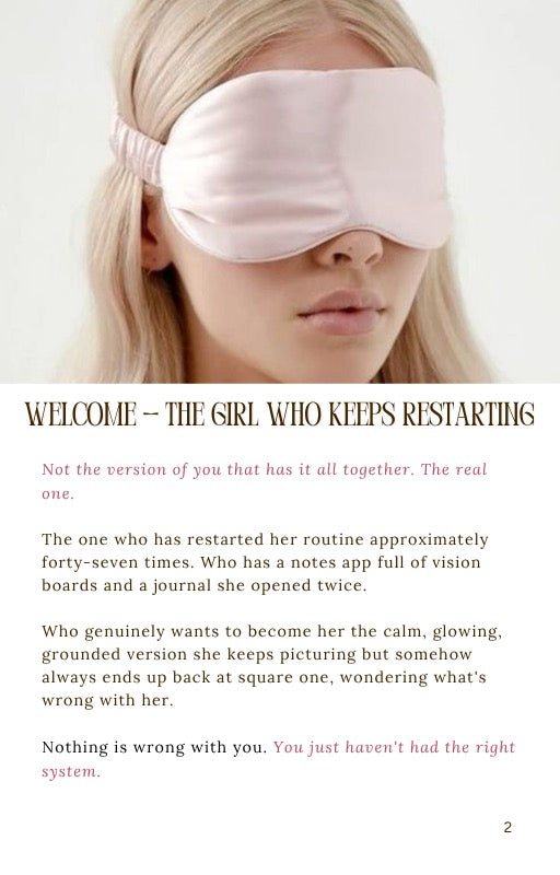 The Becoming Her Reset The soft life framework for ambitious girlies.
