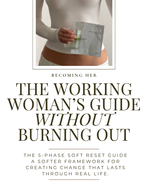 Becoming Her Reset for Working Woman – 70-Page Digital Self-Growth Workbook