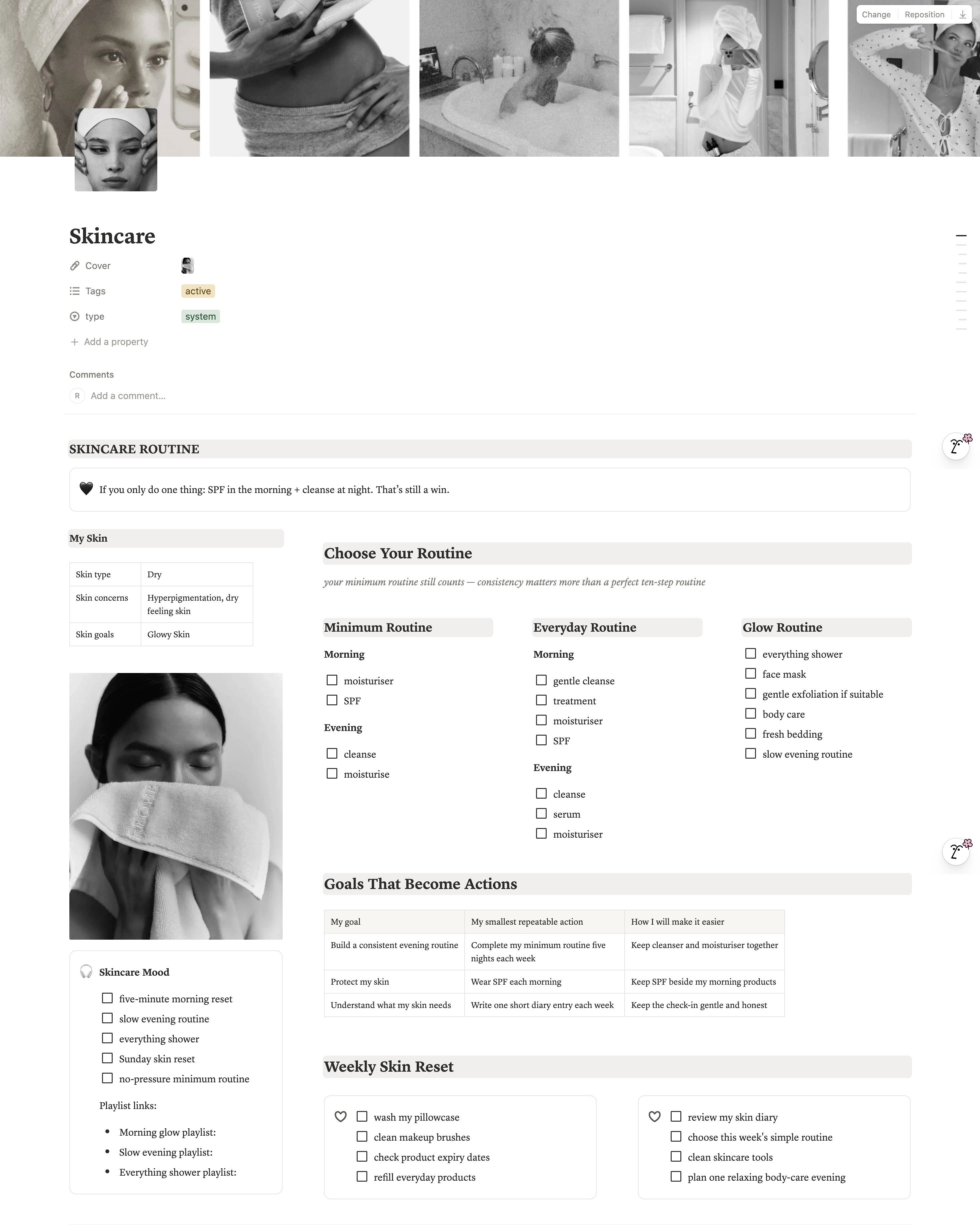 Soft Girl Life System | Becoming Her Notion Planner for Women